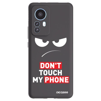 Picasee Μαύρη θήκη σιλικόνης για Xiaomi 12T Pro - Angry Eyes - Transparent
