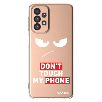 Picasee διαφανής θήκη σιλικόνης Samsung Galaxy A23 A236B 5G - Angry Eyes - Transparent