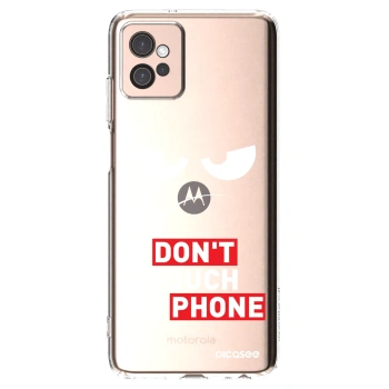 Picasee διαφανής θήκη σιλικόνης Motorola Moto G32 - Angry Eyes - Transparent