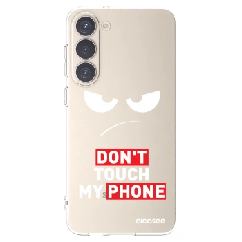 Picasee διαφανής θήκη σιλικόνης Samsung Galaxy S23+ 5G - Angry Eyes - Transparent
