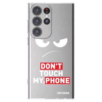 Picasee διαφανής θήκη σιλικόνης Samsung Galaxy S23 Ultra 5G - Angry Eyes - Transparent
