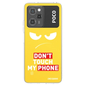 Picasee διαφανής θήκη σιλικόνης Xiaomi Poco X5 Pro - Angry Eyes - Transparent