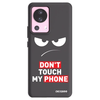 Picasee Μαύρη θήκη σιλικόνης για Xiaomi 13 Lite - Angry Eyes - Transparent