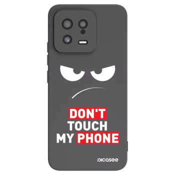 Picasee Μαύρη θήκη σιλικόνης για Xiaomi 13 - Angry Eyes - Transparent