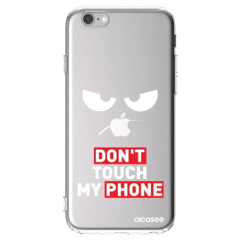 Picasee διαφανής θήκη σιλικόνης Apple iPhone 6/6S - Angry Eyes - Transparent