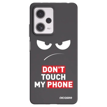 Picasee Μαύρη θήκη σιλικόνης για Xiaomi Redmi Note 12 Pro+ 5G - Angry Eyes - Transparent