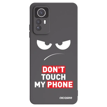 Picasee Μαύρη θήκη σιλικόνης για Xiaomi Redmi Note 12S - Angry Eyes - Transparent