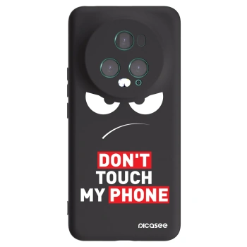 Picasee Μαύρη θήκη σιλικόνης για Honor Magic5 Pro - Angry Eyes - Transparent