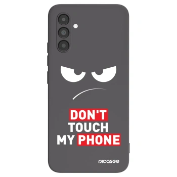 Picasee Μαύρη θήκη σιλικόνης για Samsung Galaxy A04s A047F - Angry Eyes - Transparent