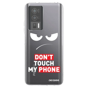 Picasee διαφανής θήκη σιλικόνης Xiaomi Poco F5 Pro 5G - Angry Eyes - Transparent