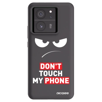 Picasee Μαύρη θήκη σιλικόνης για Xiaomi 13T - Angry Eyes - Transparent