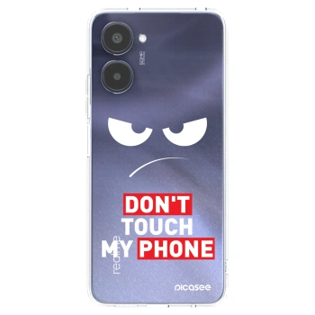 Picasee διαφανής θήκη σιλικόνης Realme 10 4G - Angry Eyes - Transparent