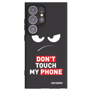 Picasee Μαύρη θήκη σιλικόνης για Samsung Galaxy S24 Ultra S928B 5G - Angry Eyes - Transparent