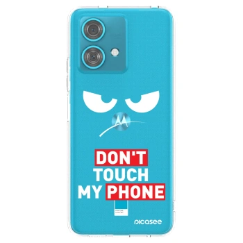 Picasee διαφανής θήκη σιλικόνης Motorola Edge 40 Neo - Angry Eyes - Transparent