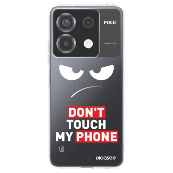 Picasee διαφανής θήκη σιλικόνης Xiaomi Poco X6 - Angry Eyes - Transparent