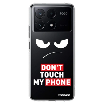 Picasee διαφανής θήκη σιλικόνης Xiaomi Poco X6 Pro - Angry Eyes - Transparent