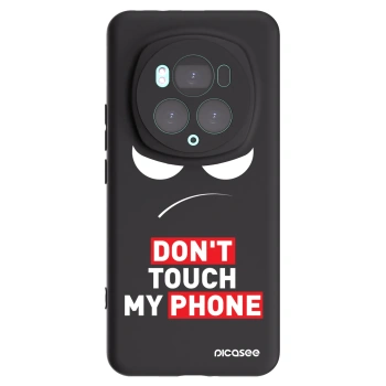 Picasee Μαύρη θήκη σιλικόνης για Honor Magic6 Pro - Angry Eyes - Transparent