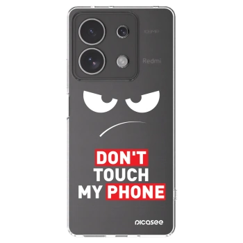 Picasee διαφανής θήκη σιλικόνης Xiaomi Redmi Note 13 4G - Angry Eyes - Transparent