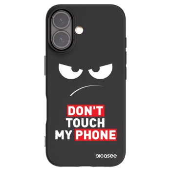 Picasee Μαύρη θήκη σιλικόνης για Apple iPhone 16 - Angry Eyes - Transparent