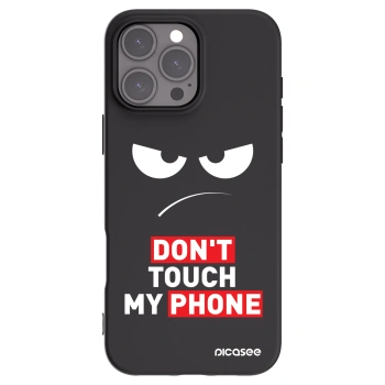 Picasee Μαύρη θήκη σιλικόνης για Apple iPhone 16 Pro Max - Angry Eyes - Transparent