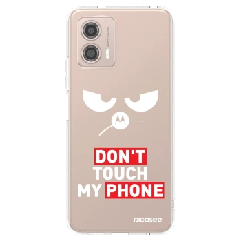 Picasee διαφανής θήκη σιλικόνης Motorola Moto G53 5G - Angry Eyes - Transparent