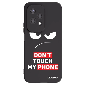 Picasee Μαύρη θήκη σιλικόνης για Honor 200 Lite - Angry Eyes - Transparent