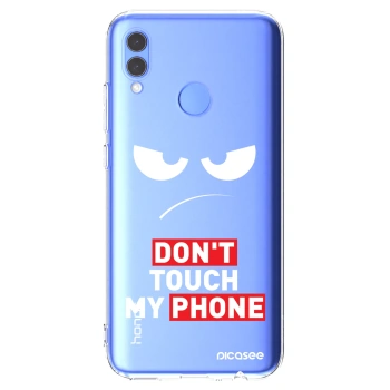 Picasee διαφανής θήκη σιλικόνης Honor 10 Lite - Angry Eyes - Transparent
