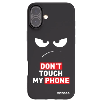Picasee Μαύρη θήκη σιλικόνης για Apple iPhone 16 Plus - Angry Eyes - Transparent