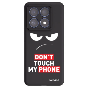 Picasee Μαύρη θήκη σιλικόνης για Xiaomi 14T Pro - Angry Eyes - Transparent