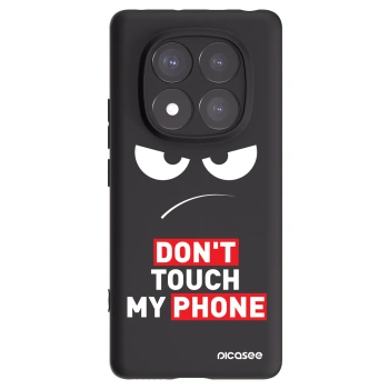 Picasee Μαύρη θήκη σιλικόνης για Xiaomi Redmi Note 14 Pro+ 5G - Angry Eyes - Transparent