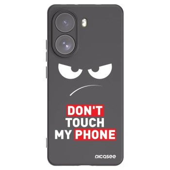 Picasee Μαύρη θήκη σιλικόνης για Xiaomi Poco X7 - Angry Eyes - Transparent