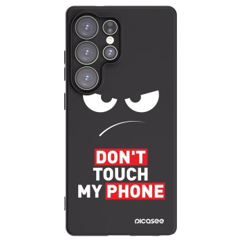 Picasee Μαύρη θήκη σιλικόνης για Samsung Galaxy S25 Ultra 5G - Angry Eyes - Transparent