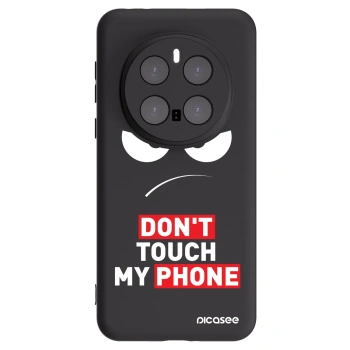 Picasee Μαύρη θήκη σιλικόνης για Honor Magic7 Pro 5G - Angry Eyes - Transparent