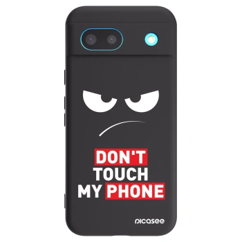 Picasee Μαύρη θήκη σιλικόνης για Google Pixel 8 - Angry Eyes - Transparent
