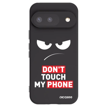 Picasee Μαύρη θήκη σιλικόνης για Google Pixel 9 - Angry Eyes - Transparent