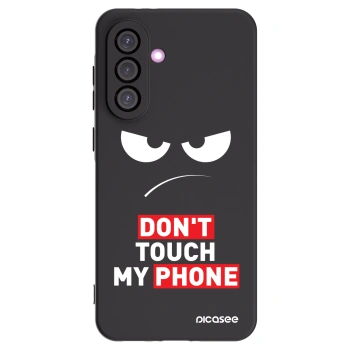 Picasee Μαύρη θήκη σιλικόνης για Samsung Galaxy A36 5G - Angry Eyes - Transparent