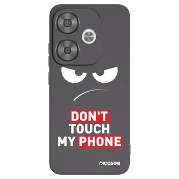 Picasee Μαύρη θήκη σιλικόνης για Xiaomi Poco F6 - Angry Eyes - Transparent