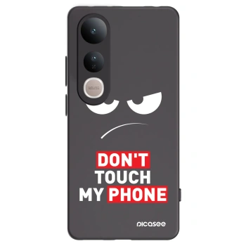 Picasee Μαύρη θήκη σιλικόνης για Vivo V50 Lite 5G - Angry Eyes - Transparent