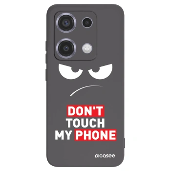 Picasee Μαύρη θήκη σιλικόνης για Xiaomi Redmi Note 14S - Angry Eyes - Transparent