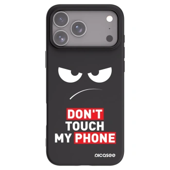 Picasee Μαύρη θήκη σιλικόνης για Apple iPhone 17 Pro Max - Angry Eyes - Transparent