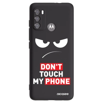 Picasee Μαύρη θήκη σιλικόνης για Motorola Edge 60 5G - Angry Eyes - Transparent