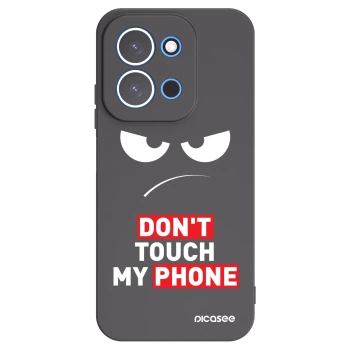 Picasee Μαύρη θήκη σιλικόνης για Xiaomi Redmi 15C 4G - Angry Eyes - Transparent