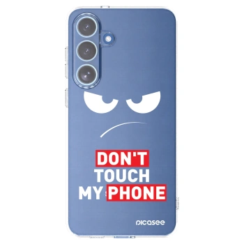 Picasee διαφανής θήκη σιλικόνης Samsung Galaxy S25 FE 5G - Angry Eyes - Transparent