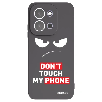 Picasee Μαύρη θήκη σιλικόνης για Xiaomi Redmi 15C 5G - Angry Eyes - Transparent
