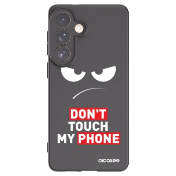 Picasee Μαύρη θήκη σιλικόνης για Samsung Galaxy S26+ - Angry Eyes - Transparent