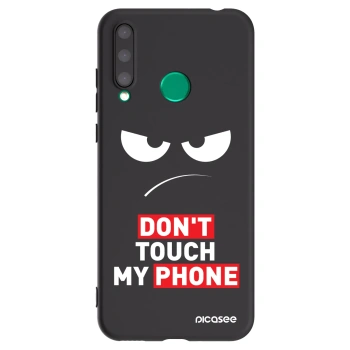 Picasee Μαύρη θήκη σιλικόνης για Honor 20 Lite - Angry Eyes - Transparent