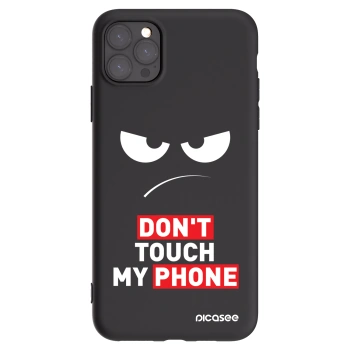 Picasee Μαύρη θήκη σιλικόνης για Apple iPhone 11 Pro Max - Angry Eyes - Transparent