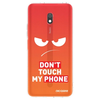 Θήκη για Xiaomi Redmi 8A - Angry Eyes - Transparent