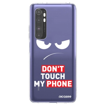 Picasee διαφανής θήκη σιλικόνης Xiaomi Mi Note 10 Lite - Angry Eyes - Transparent