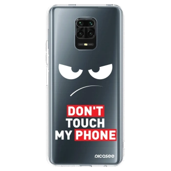 Picasee διαφανής θήκη σιλικόνης Xiaomi Redmi Note 9S - Angry Eyes - Transparent
